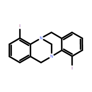 6H,12H-5,11-Methanodibenzo[b,f][1,5]diazocine, 4,10-diiodo-,6H,12H-5,11-Methanodibenzo[b,f][1,5]diazocine, 4,10-diiodo-