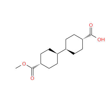 反式,反式)-[1,1'-聯(lián)環(huán)己基]-4,4'-二甲酸4-甲酯,Trans,trans-1,1’-bicyclohexyl-4,4'-dicarboxylic acid monomethyl ester