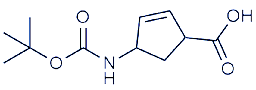 4-((叔丁氧羰基)氨基)环戊-2-烯-1-羧酸,4-((Tert-butoxycarbonyl)amino)cyclopent-2-ene-1-carboxylic acid