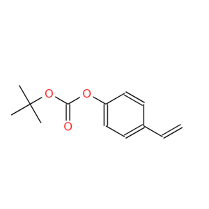 4-叔丁氧羰基苯乙烯,4-BOC-styrene;p-(tert-Butoxycarbonyloxy)styrene