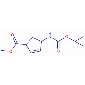 4-((叔丁氧基羰基)氨基)环戊-2-烯-1-羧酸甲酯,Methyl 4-((tert-butoxycarbonyl)amino)cyclopent-2-ene-1-carboxylate