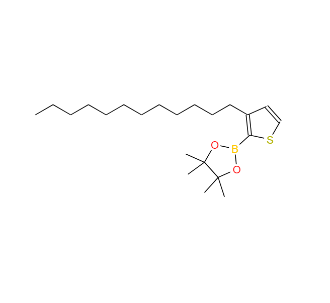 3-十二烷基-2-(4,4,5,5-四甲基-1,3,2-二氧硼烷-2-基)噻吩,3-Dodecyl-2-(4,4,5,5-tetraMethyl-1,3,2-dioxaborolan-2-yl)thiophene