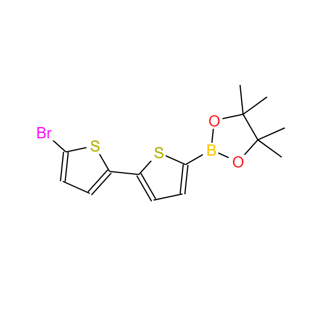 5'-溴-2,2'-联噻吩-5-硼酸频哪醇酯,5-BROMO-5''-(4,4,5,5-TETRAMETHYL-1,3,2-DIOXABOROLAN-2-YL)-2,2''-BITHIOPHENE