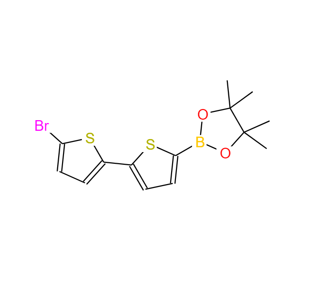 5'-溴-2,2'-聯(lián)噻吩-5-硼酸頻哪醇酯,5-BROMO-5''-(4,4,5,5-TETRAMETHYL-1,3,2-DIOXABOROLAN-2-YL)-2,2''-BITHIOPHENE