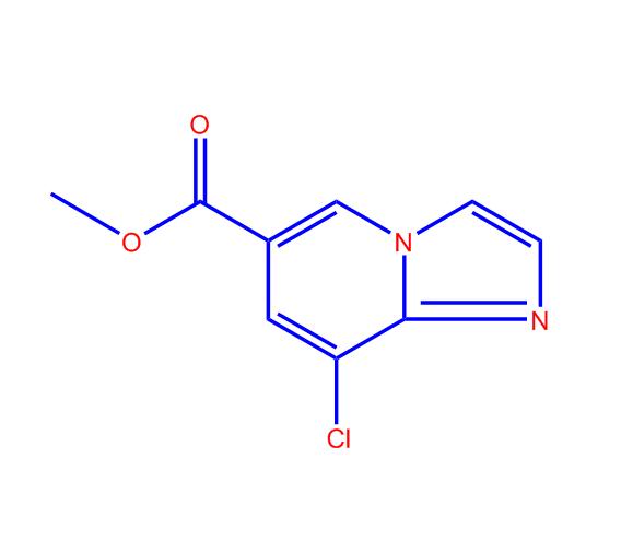 8-氯咪唑并[1,2-a]吡啶-6-羧酸甲酯,Imidazo[1,2-a]pyridine-6-carboxylic acid, 8-chloro-, methyl ester