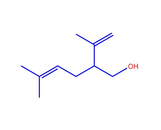 5-甲基-2-(1-甲乙烯基)-4-己烯-1-醇,5-Methyl-2-(prop-1-en-2-yl)hex-4-en-1-ol