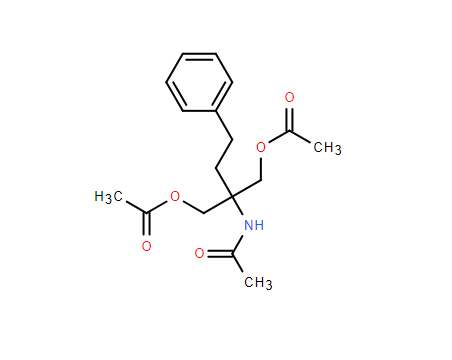N-[1,1-双[(乙酰氧基)甲基]-3-苯丙基]乙酰胺,N-[1,1-Bis[(acetyloxy)methyl]-3-phenylpropyl]acetamide