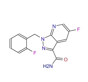 5-氟-1-（2-氟苄基）-1H-吡唑并[3,4-b]吡啶-3-甲酰胺,5-fluoro-1-(2-fluorobenzyl)-1H-pyrazolo[3,4-b]pyridine-3-carboxamide