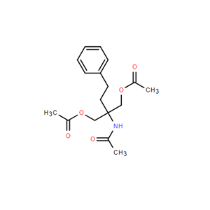 N-[1,1-双[(乙酰氧基)甲基]-3-苯丙基]乙酰胺 162359-95-7