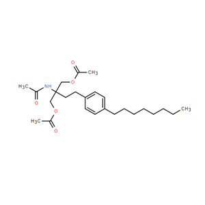 2-乙酰胺基-2-(4-辛基苯乙基)丙烷-1,3-二基二乙酸酯,2-acetamido-2-(4-octylphenethyl)propane-1,3-diyl diacetate