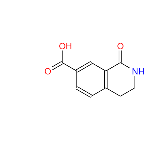 1-氧亚基-1,2,3,4-四氢异喹啉-7-羧酸,7-Isoquinolinecarboxylic acid, 1,2,3,4-tetrahydro-1-oxo-