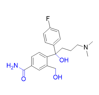 艾司西酞普兰杂质19,4-(4-(dimethylamino)-1-(4-fluorophenyl)-1-hydroxybutyl)-3-(hydroxymethyl)benzamide