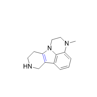 卢美哌隆杂质06,3-methyl-2,3,7,8,9,10-hexahydro-1H-pyrido[3',4':4,5]pyrrolo[1,2,3-de]quinoxaline