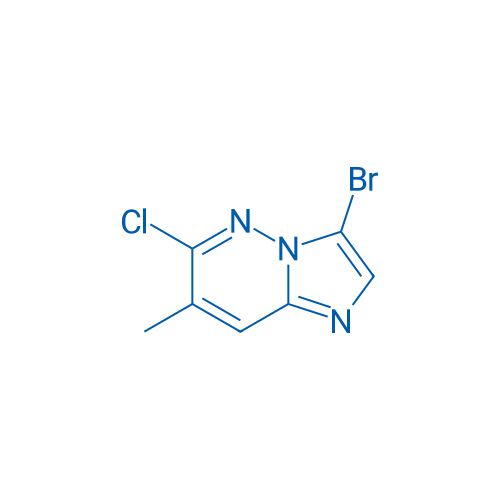 3-溴-6-氯-7-甲基咪唑并[1,2-b]哒嗪,3-Bromo-6-chloro-7-methylimidazo[1,2-b]pyridazine