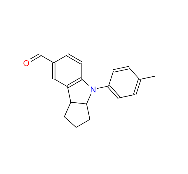 4-(4-甲基苯基)-1,2,3,3A,4,8B-六氫環(huán)戊并[B]吲哚-7-甲醛,4-p-tolyl-1,2,3,3a,4,8b-hexahydrocyclopenta[b]indole-7-carbaldehyde