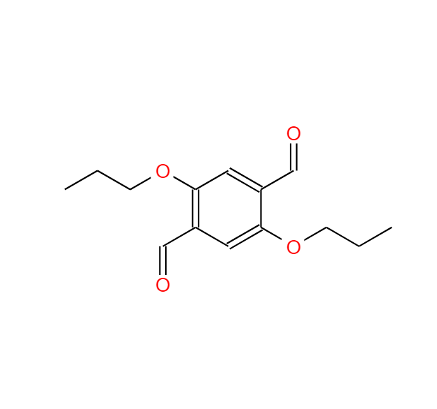 2,5-二丙基-1,4-对苯二甲醛,2,5-dipropoxybenzene-1,4-dicarbaldehyde