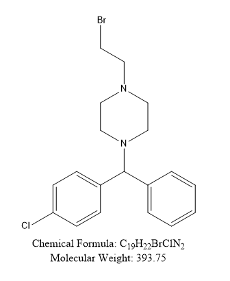 1-(4-氯苯基)苯甲基-4-溴乙基-哌嗪,Cetirizine Impurity