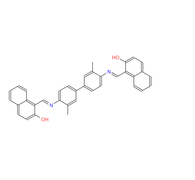 1,1'-(((3,3'-二甲基-[1,1'-联苯]-4,4'-二基)双(吖嗪基亚基))双(亚甲基亚基))双(萘-2-酚),1,1'-(((3,3'-Dimethyl-[1,1'-biphenyl]-4,4'-diyl)bis(azanylylidene))bis(methanylylidene))bis(naphthalen-2-ol)