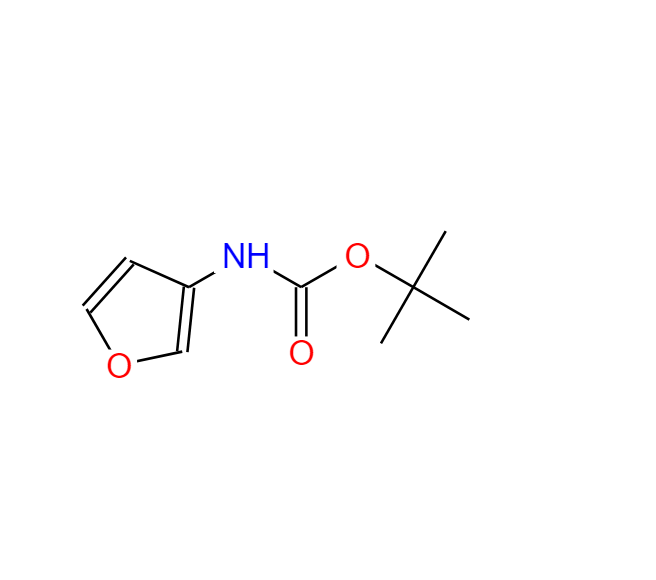 呋喃-3-叔丁基胺,Carbamic acid, 3-furanyl-, 1,1-dimethylethyl ester (9CI)