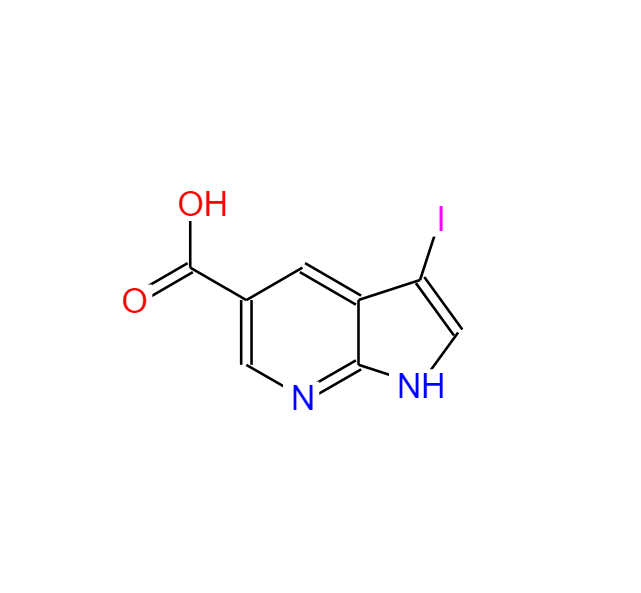 3-碘-7-氮雜吲哚-5-甲酸,3-Iodo-7-azaindole-5-carboxylic acid