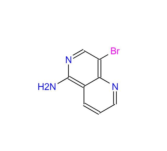 8-溴-1,6-二氮杂萘-5-胺,8-Bromo-[1,6]naphthyridin-5-ylamine