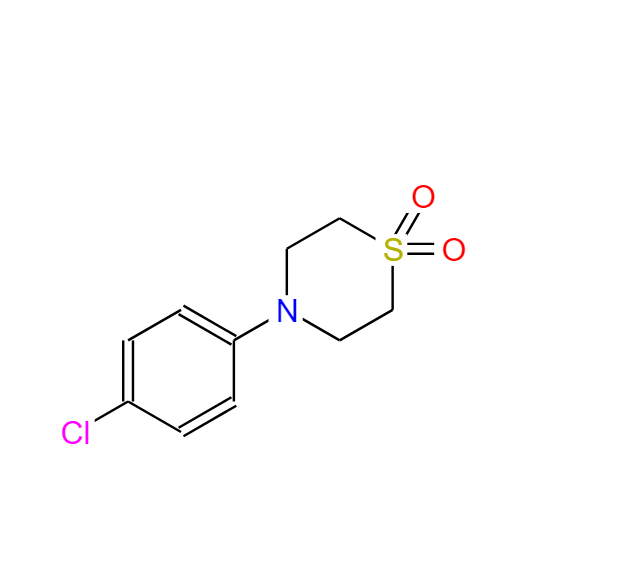 4-(4-氯苯基)硫代嗎啉-1,1-二氧化物,4-(4-CHLOROPHENYL)THIOMORPHOLINE 1,1-DIOXIDE