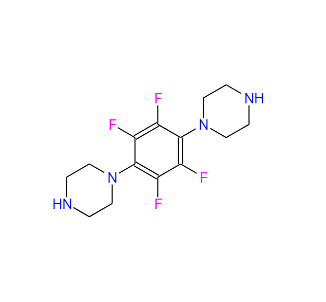 1,4-双哌嗪-2,3,5,6-四氟苯,1,4-Dipierazino-2,3,5,6-tetrafluorobenzene