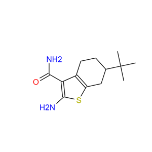 苯并噻吩-3-甲酰胺,4,5,6,7-四氢-2-氨基-6-叔丁基-,2-AMINO-6-TERT-BUTYL-4,5,6,7-TETRAHYDRO-1-BENZOTHIOPHENE-3-CARBOXAMIDE