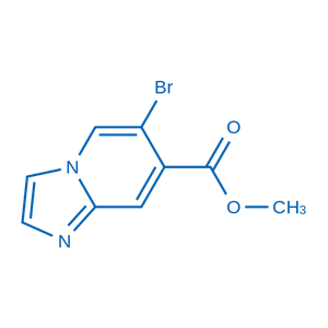 6-溴咪唑并[1,2-A]吡啶-7-羧酸甲酯,Methyl 6-bromoimidazo[1,2-a]pyridine-7-carboxylate
