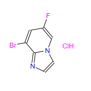 Imidazo[1,2-a]pyridine, 8-bromo-6-fluoro-, hydrochloride (1:1)