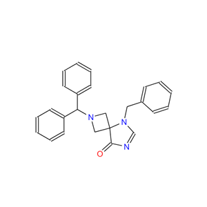 2-二苯甲基-5-苄基-2,5,7-三氮杂螺[3.4]辛-6-烯-8-酮,2-benzhydryl-5-benzyl-2,5,7-triazaspiro[3.4]oct-6-en-8-one