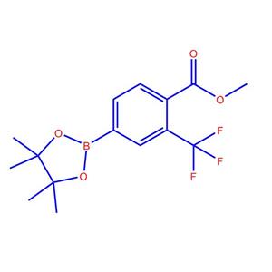 4-(4,4,5,5-四甲基-1,3,2-二氧硼戊烷-2-基)-2-(三氟甲基)苯甲酸甲酯,Methyl 4-(4,4,5,5-tetramethyl-1,3,2-dioxaborolan-2-yl)-2-(trifluoromethyl)benzoate