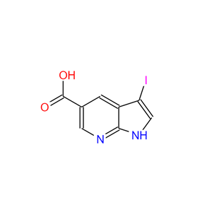 3-碘-7-氮雜吲哚-5-甲酸,3-Iodo-7-azaindole-5-carboxylic acid