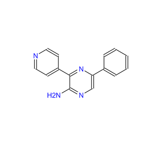 5-苯基-3-(吡啶-4-基)吡嗪-2-胺,2-Pyrazinamine, 5-phenyl-3-(4-pyridinyl)-