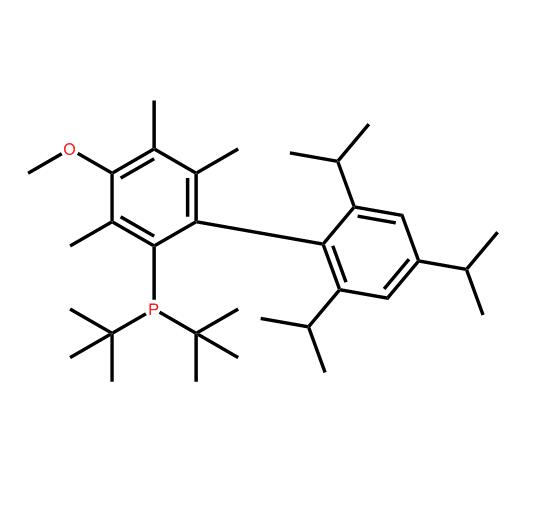 2-二叔丁基膦-4-甲氧基-3,5,6-三甲基-2',4',6'-三异丙基联苯[与异构体1:1混合,2-二-叔丁基膦-5-甲氧基-3,4,6-三甲基-2',4',6'-三异丙基联苯,Bis(1,1-dimethylethyl)[4-methoxy-3,5,6-trimethyl-2',4',6'-tris(1-methylethyl)[1,1'-biphenyl]-2-yl]phosphine