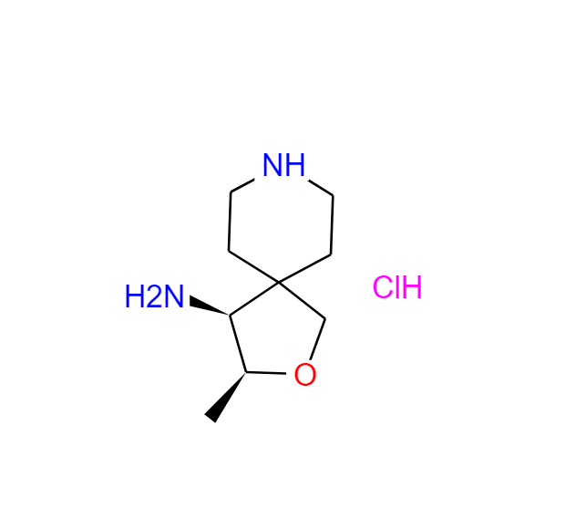 (3S,4S)-3-甲基-2-氧杂-8-氮杂螺[4.5]癸-4-胺二盐酸盐,2-Oxa-8-azaspiro[4.5]decan-4-amine, 3-methyl-, hydrochloride (1:2), (3S,4S)-