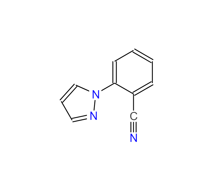 2-(1H-吡唑)苯甲腈,2-(1H-PYRAZOL-1-YL)BENZONITRILE