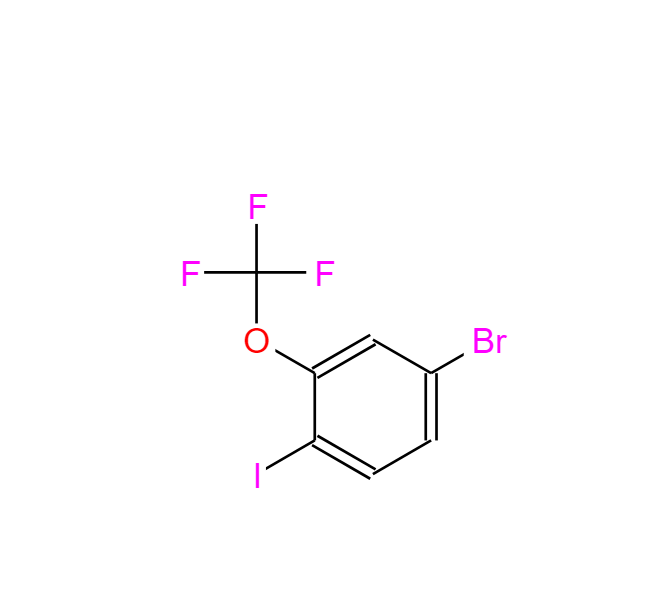 4-溴-2-(三氟甲氧基)碘苯,4-BROMO-2-(TRIFLUOROMETHOXY)IODOBENZENE