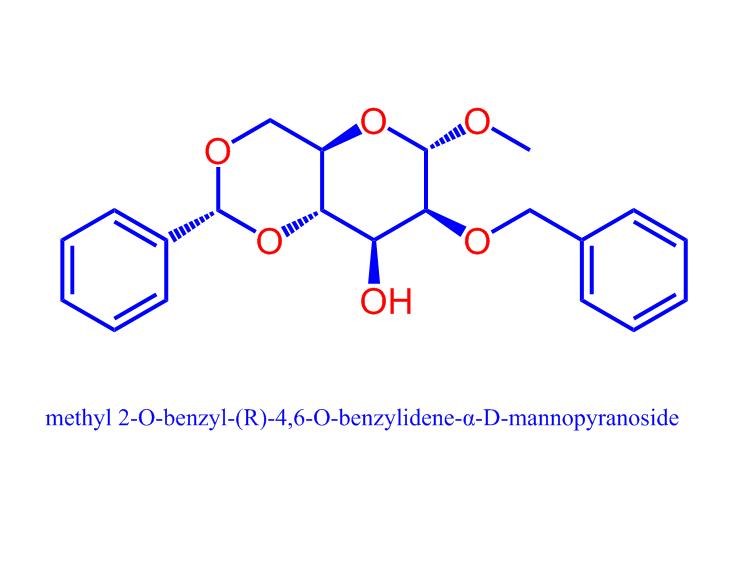 methyl 2-O-benzyl-(R)-4,6-O-benzylidene-α-D-mannopyranoside,methyl 2-O-benzyl-(R)-4,6-O-benzylidene-α-D-mannopyranoside