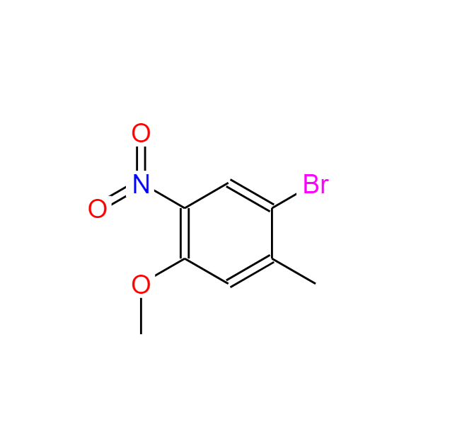 1-溴-4-甲氧基-2-甲基-5-硝基苯,1-BroMo-4-Methoxy-2-Methyl-5-nitrobenzene