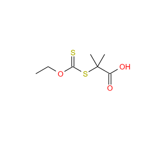 2-乙黃原酸基異丁酸,2-((Ethoxythioxo methyl)thio)-2-methylpropanoic acid