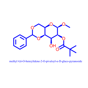 methyl 4,6-O-benzylidene-2-O-pivaloyl-α-D-gluco-pyranoside