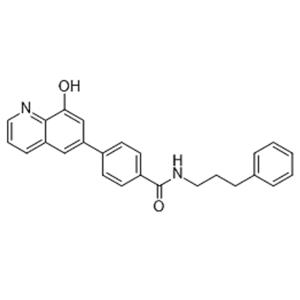 3-(8-羟基喹啉-6-基)-N-(3-苯基丙基)苯甲酰胺