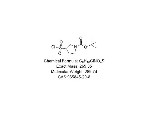 3-(氯磺酰基)吡咯烷-1-甲酸叔丁酯,3-CHLOROSULFONYL-PYRROLIDINE-1-CARBOXYLIC ACID TERT-BUTYL ESTER