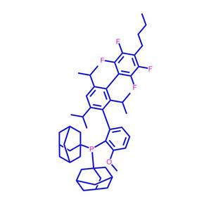6-甲氧基-2-{2,4,6-三异丙基-3-[(2,3,5,6-四氟-4-丁基)苯基]苯基}二金刚烷基膦AlPhos,6-Methoxy-2-{2,4,6-tri-i-propyl-3-[(2,3,5,6-tetrafluoro-4-butyl,AlPhos