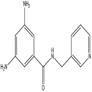 3,5-二氨基-N-(3-吡啶甲基)苯甲酰胺,3,5-diamino-N-(pyridin-3-ylmethyl)benzamide