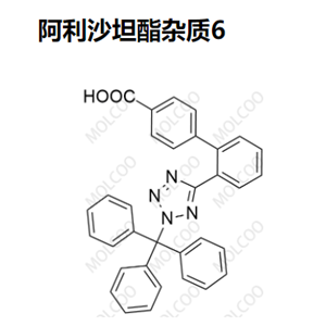 阿利沙坦酯杂质6   C33H24N4O2 