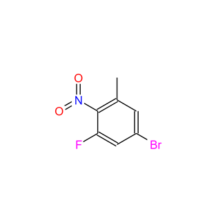 5-溴-3-氟-2-硝基甲苯,5-Bromo-1-fluoro-3-methyl-2-nitro-benzene