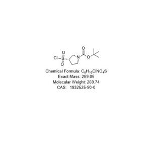 (S)-TERT-BUTYL 3-(CHLOROSULFONYL)PYRROLIDINE-1-CARBOXYLATE