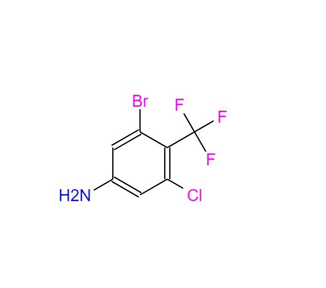 3-溴-5-氯-4-(三氟甲基)苯胺,3-Bromo-5-chloro-4-(trifluoromethyl)aniline
